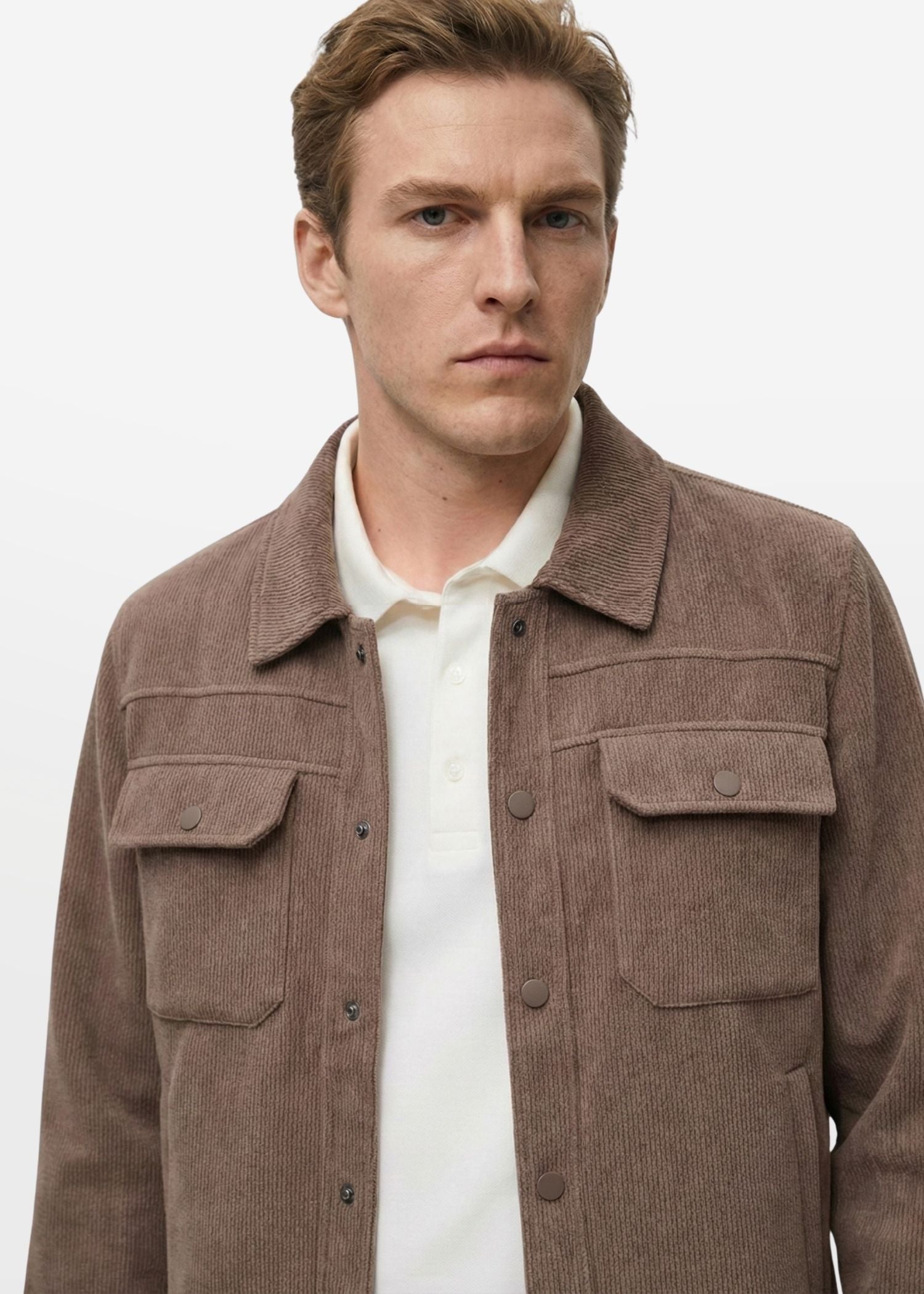 Shacket in Coffee Brown