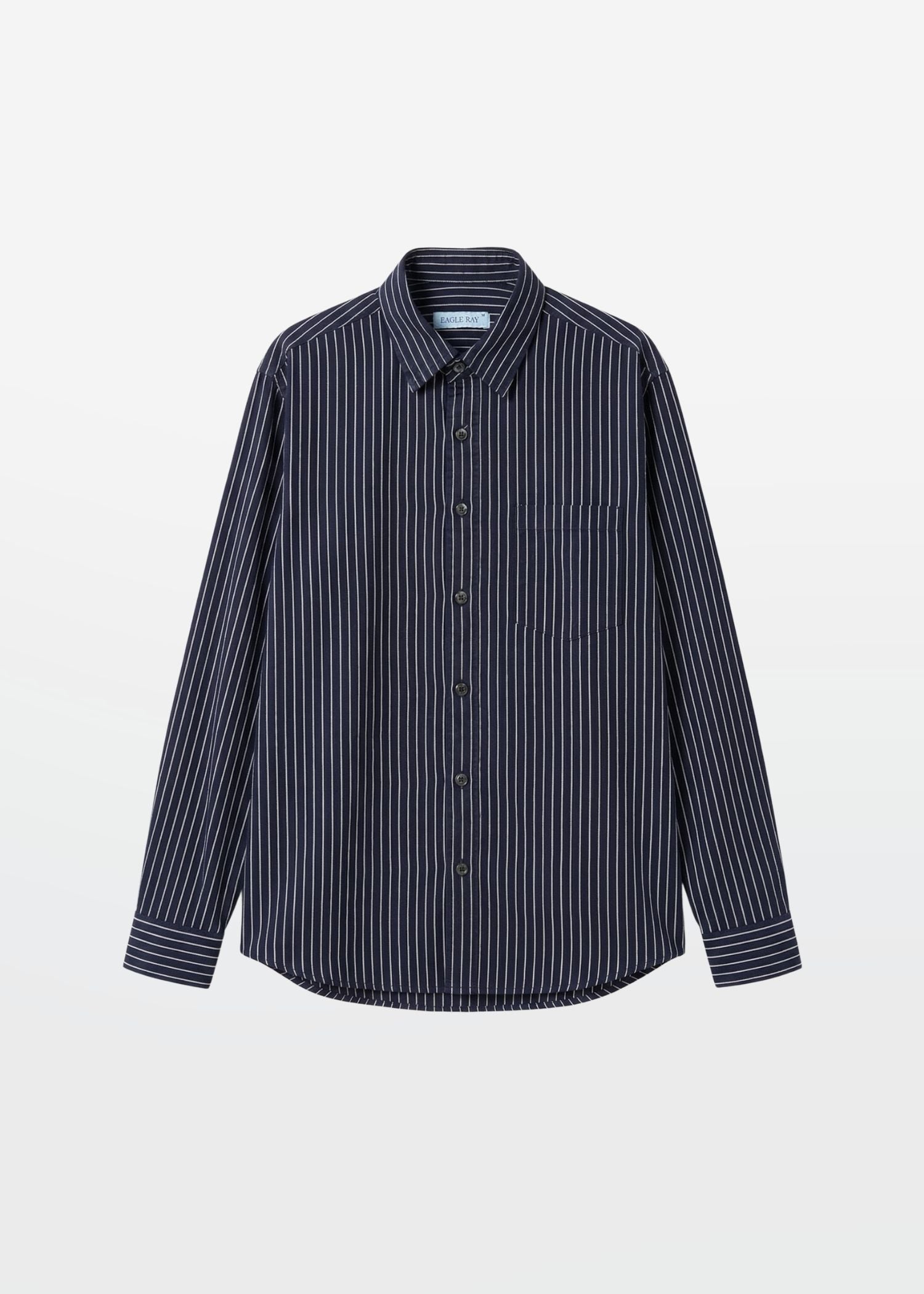 Obsidian Blue Classic Stripe Shirt