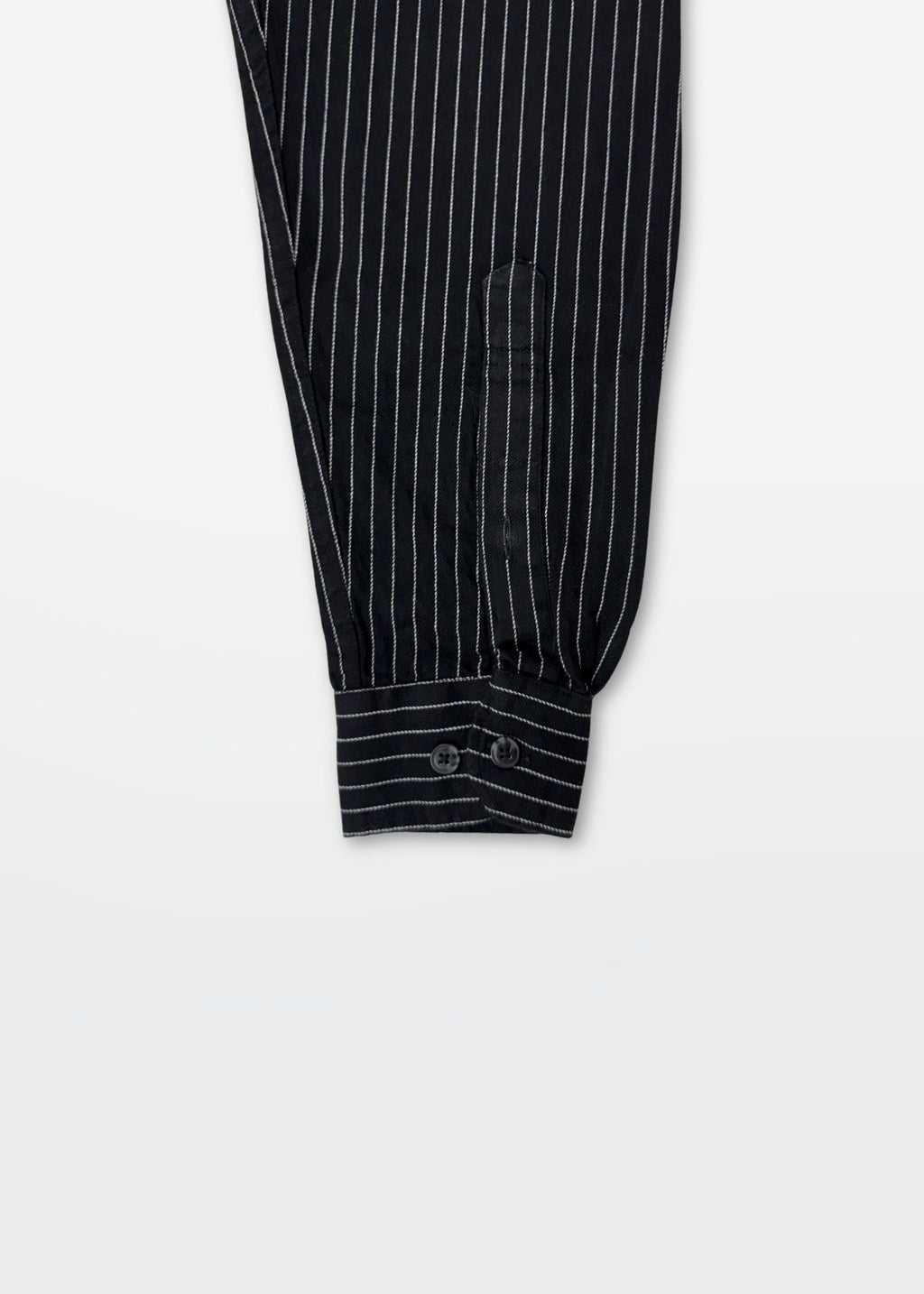 Classic Stripe in Obsidian Black — Men's Cotton Striped Shirt | Eagle Ray