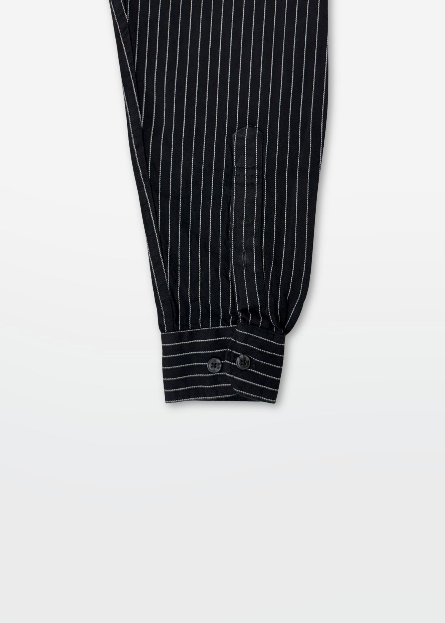 Obsidian Black Classic Stripe Shirt