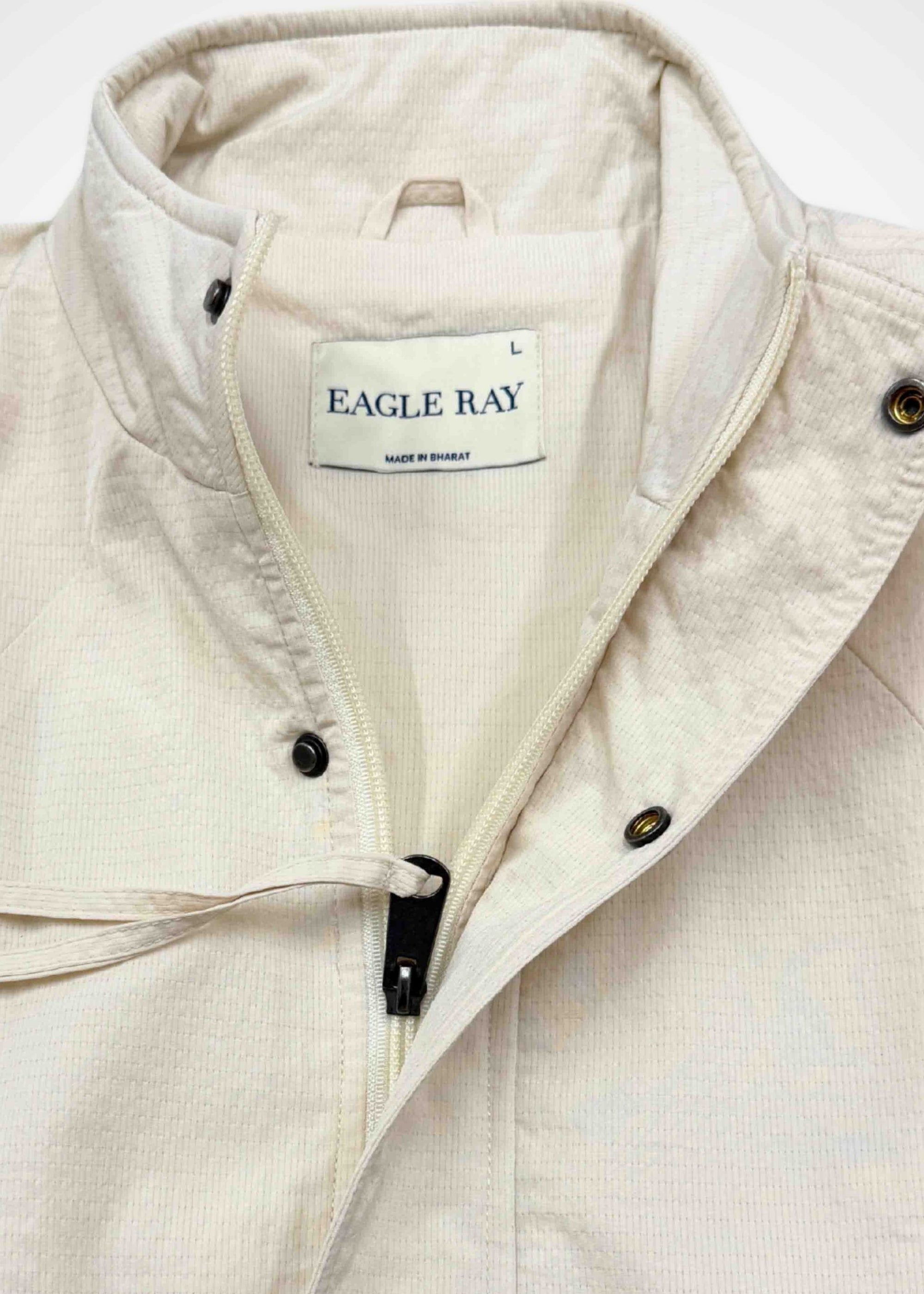 Bomber Jacket in Off White