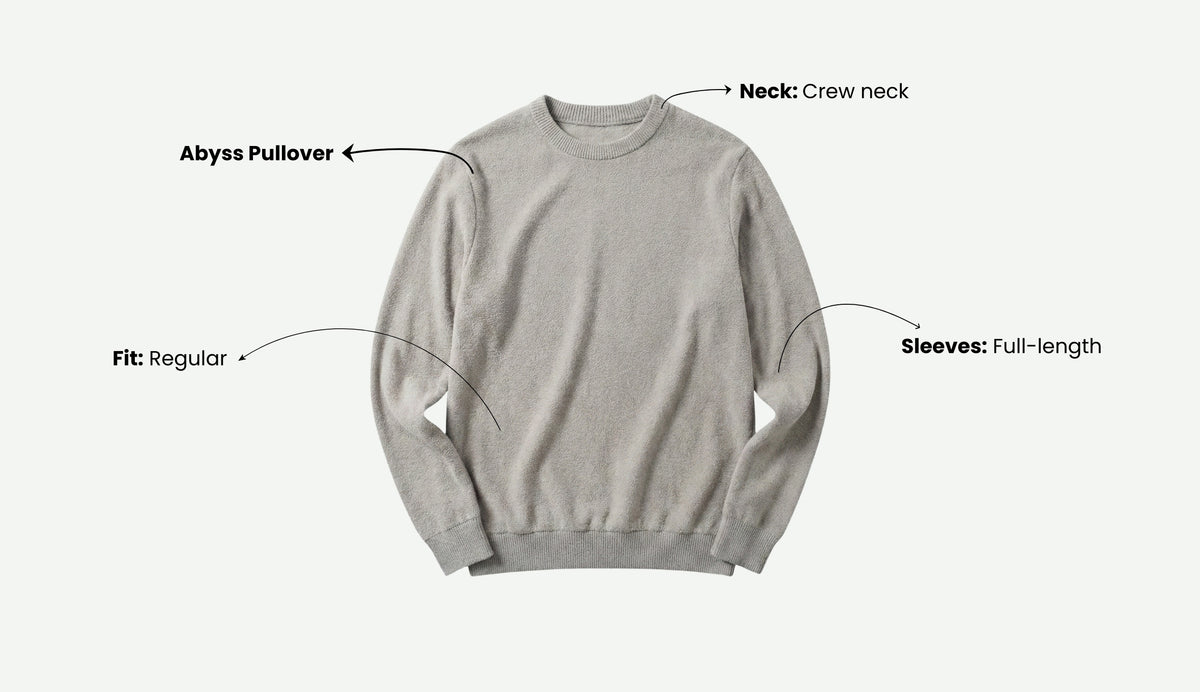 Abyss Pullover in Grey