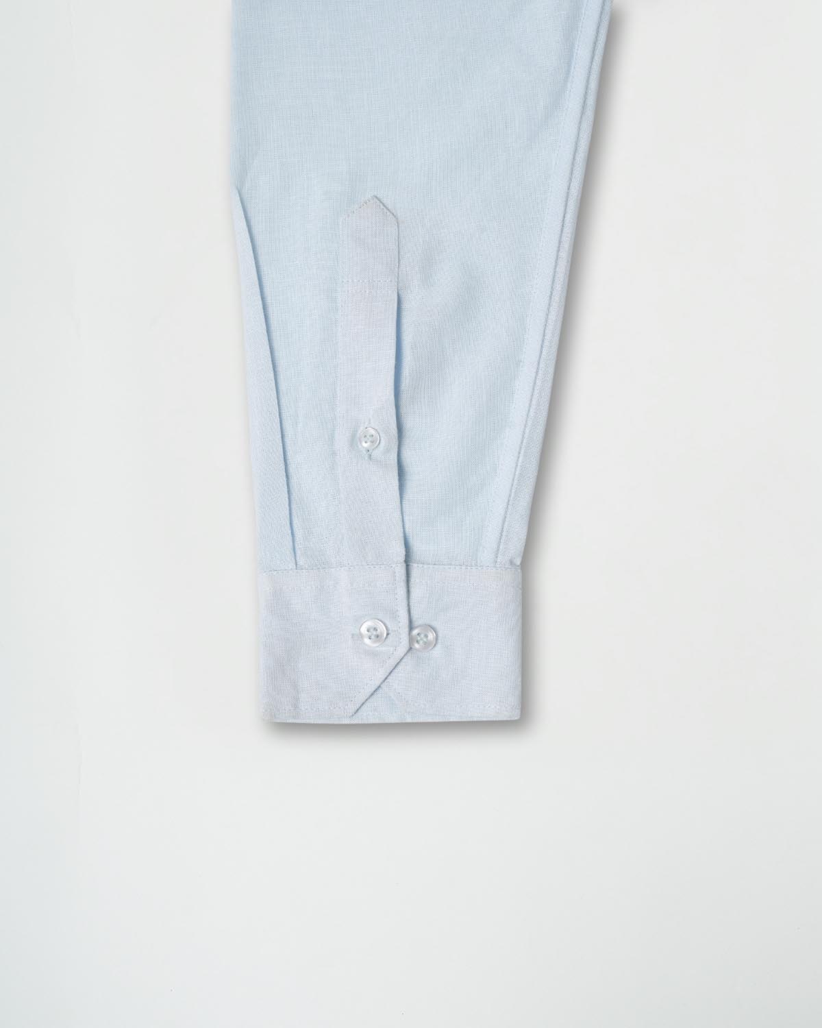 Pale Aqua Lyocell Linen Shirt