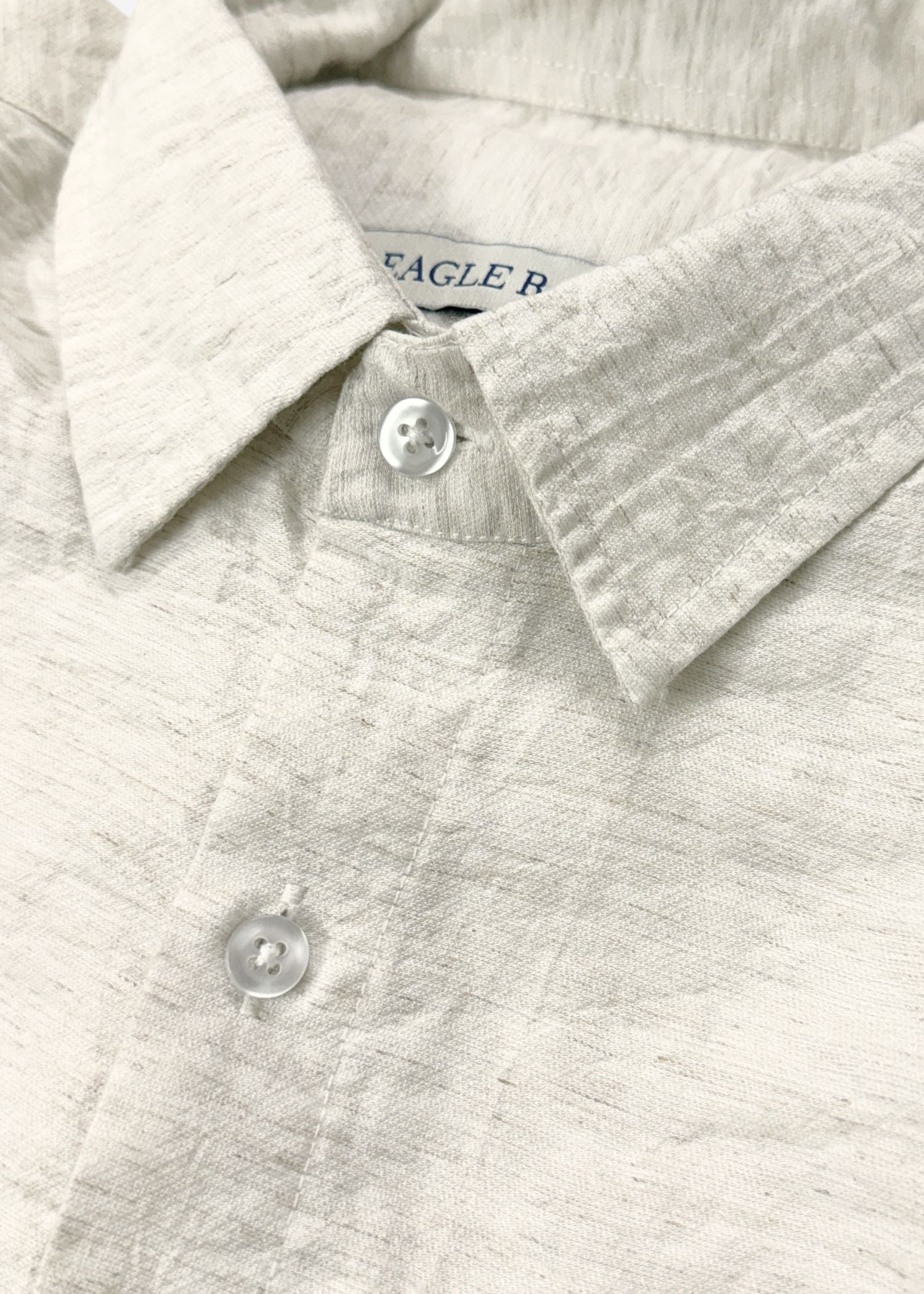 Natural Oat Viscose Linen Shirt