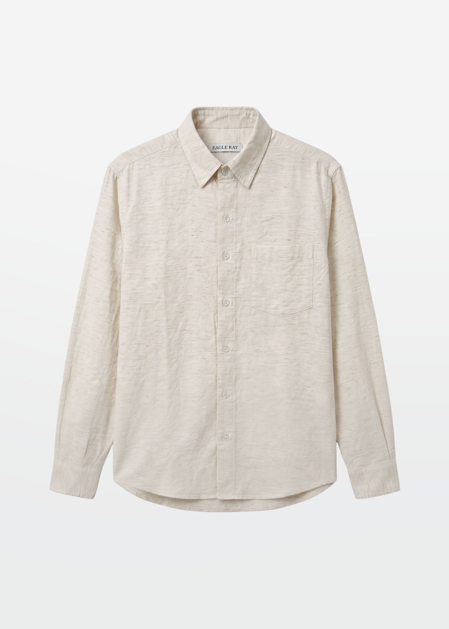 Natural Oat Viscose Linen Shirt