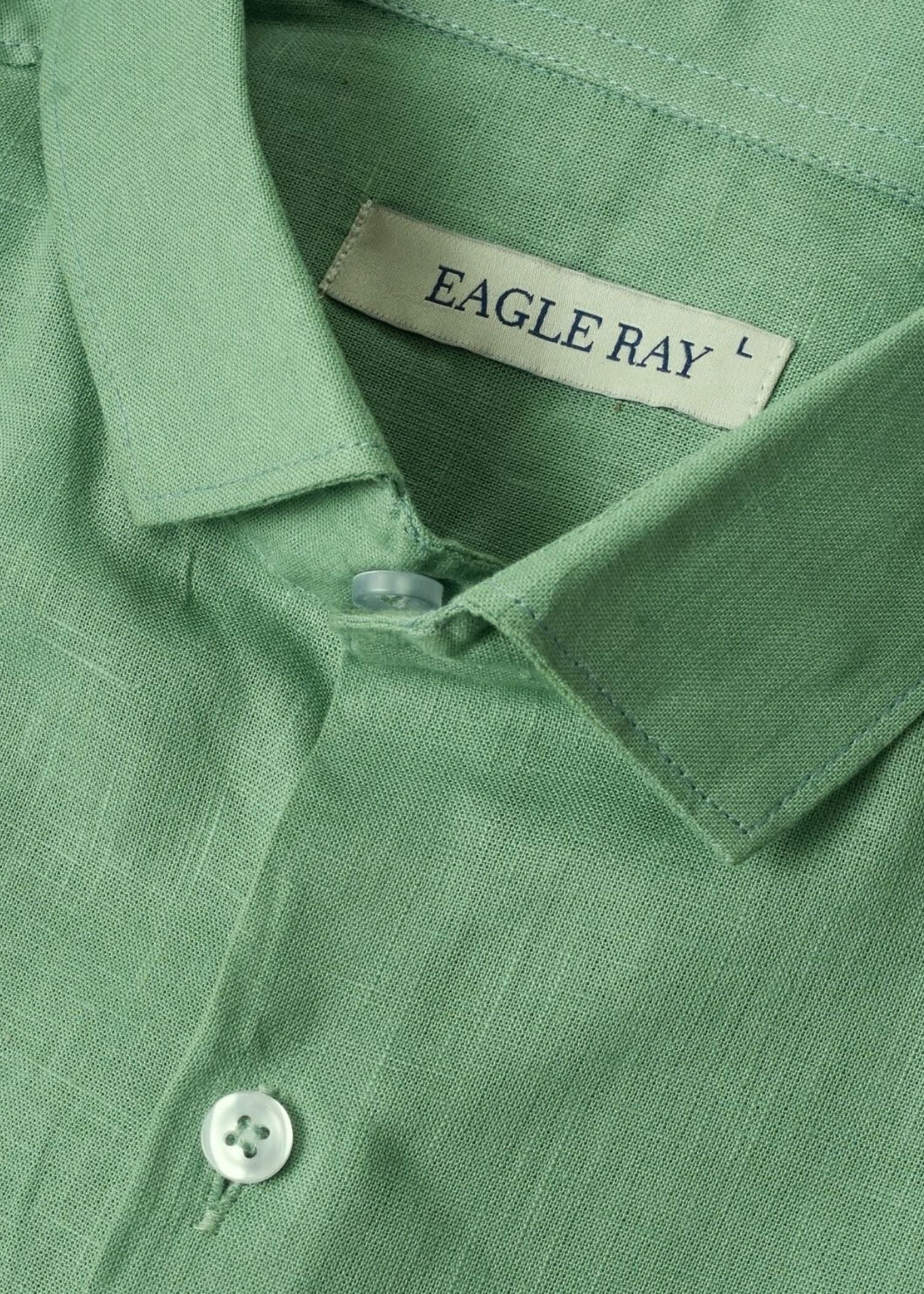 Cactus Green Lyocell Linen Shirt