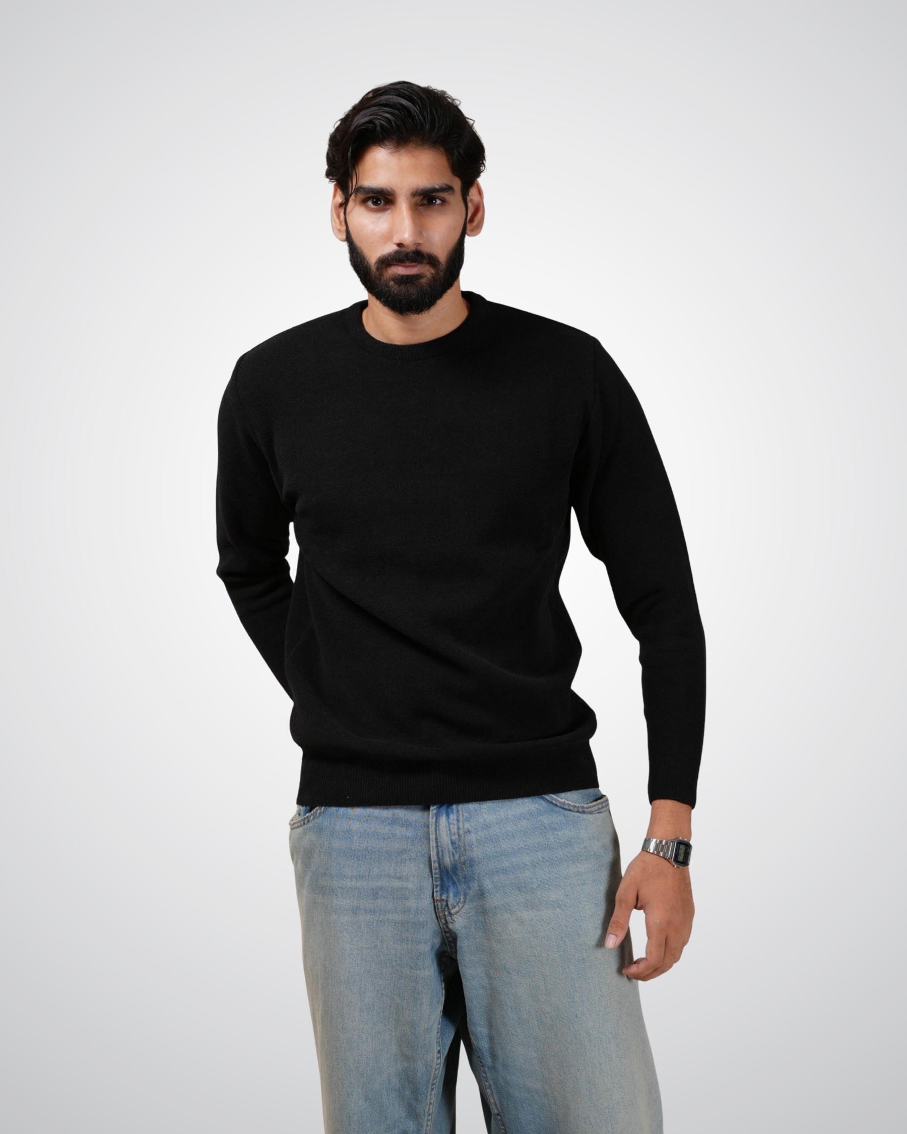 Abyss Pullover in Black