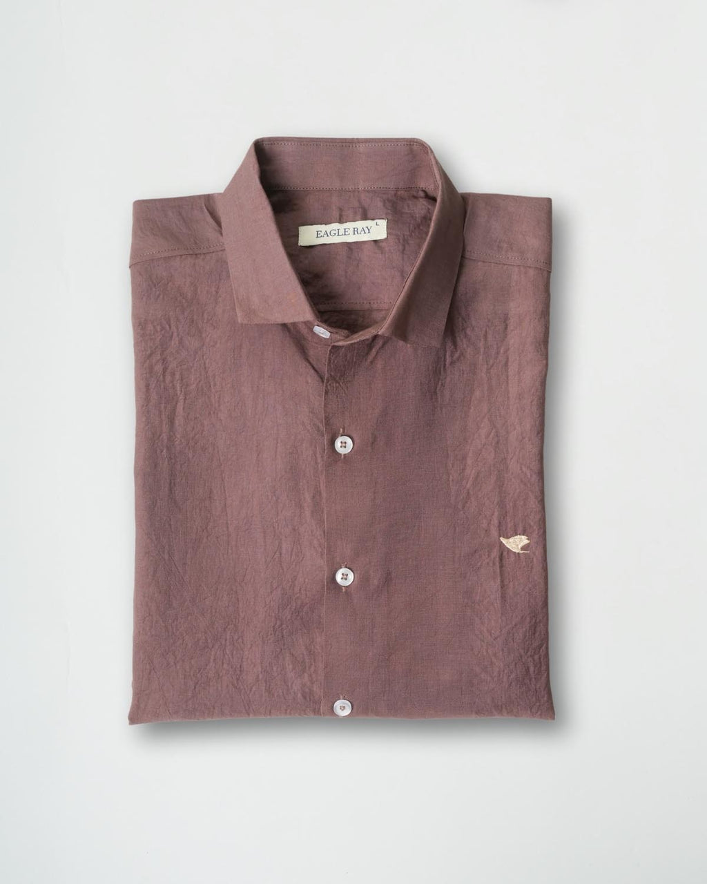 Rose Taupe Crushed Cotton Shirt