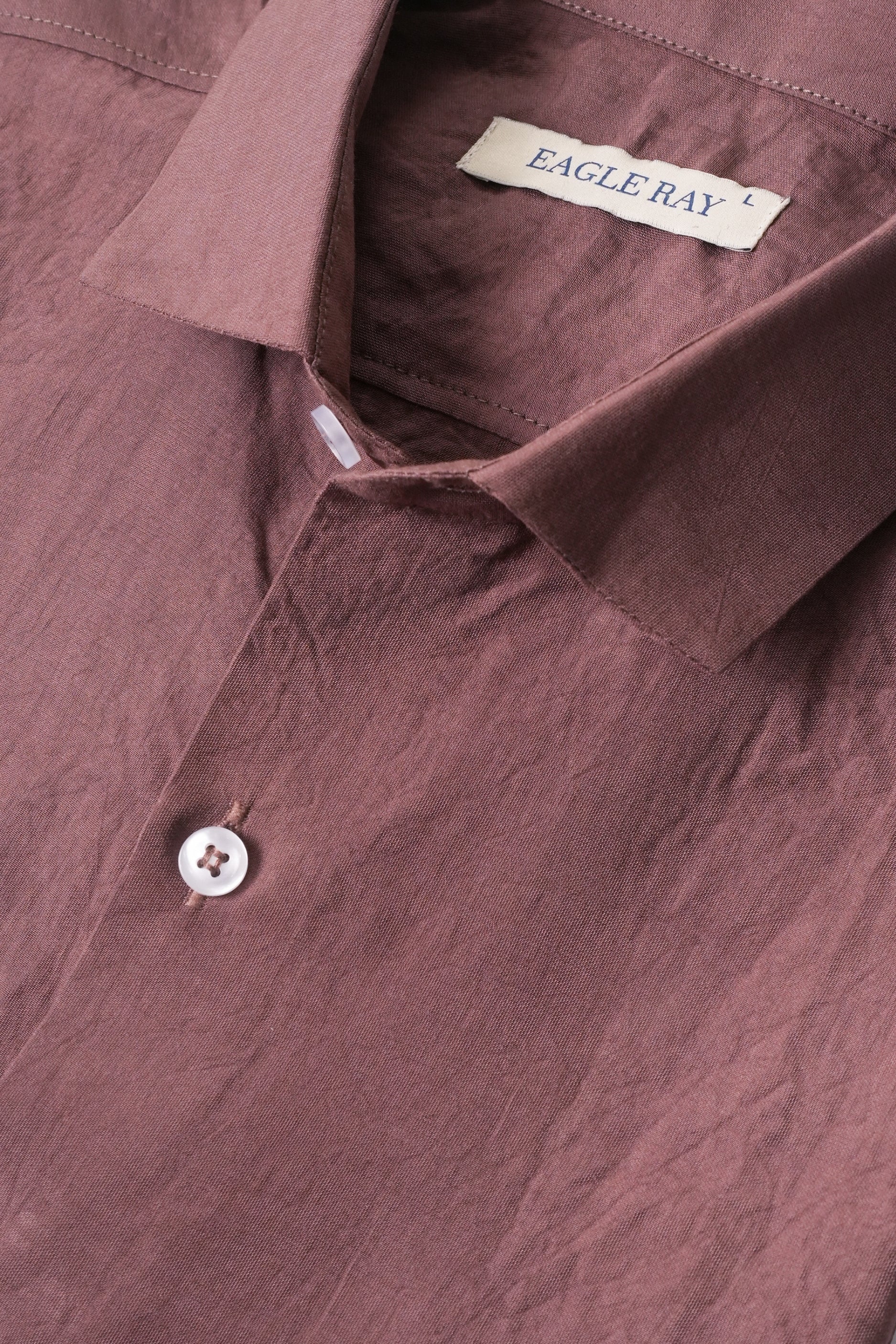 Rose Taupe Crushed Cotton Shirt