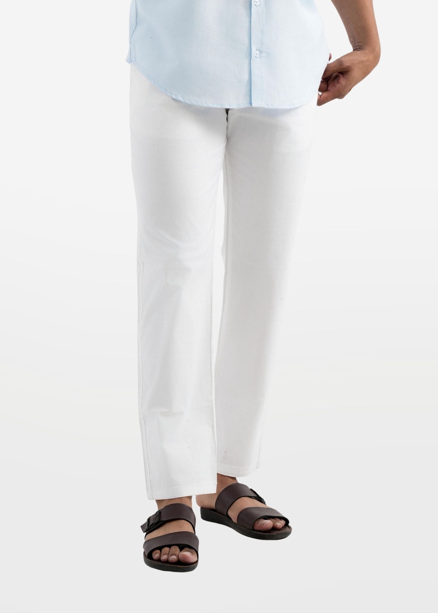 White Cotton Pant