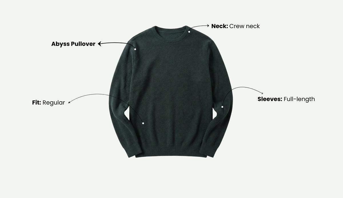 Abyss Pullover in Dark Green