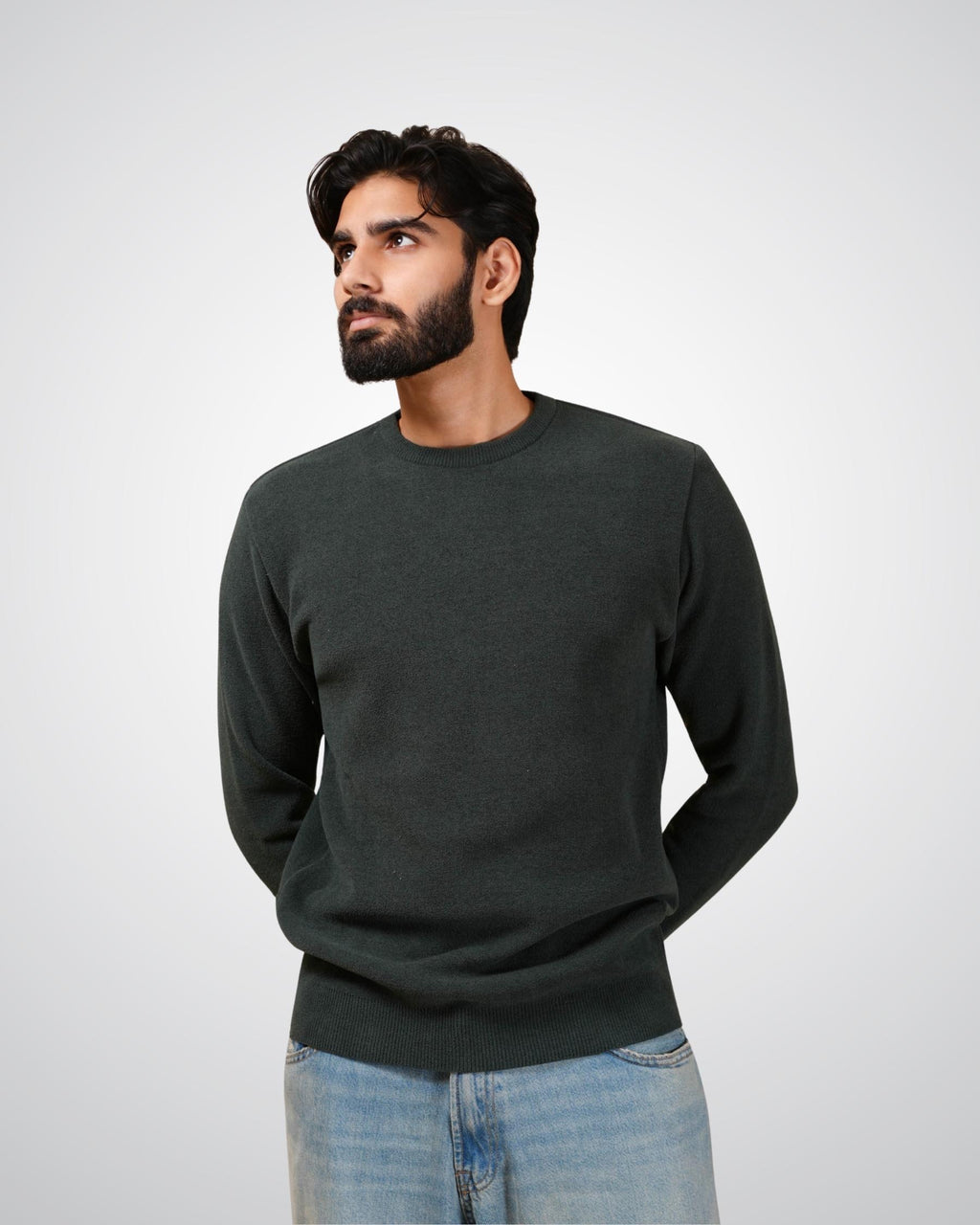 Abyss Pullover in Dark Green