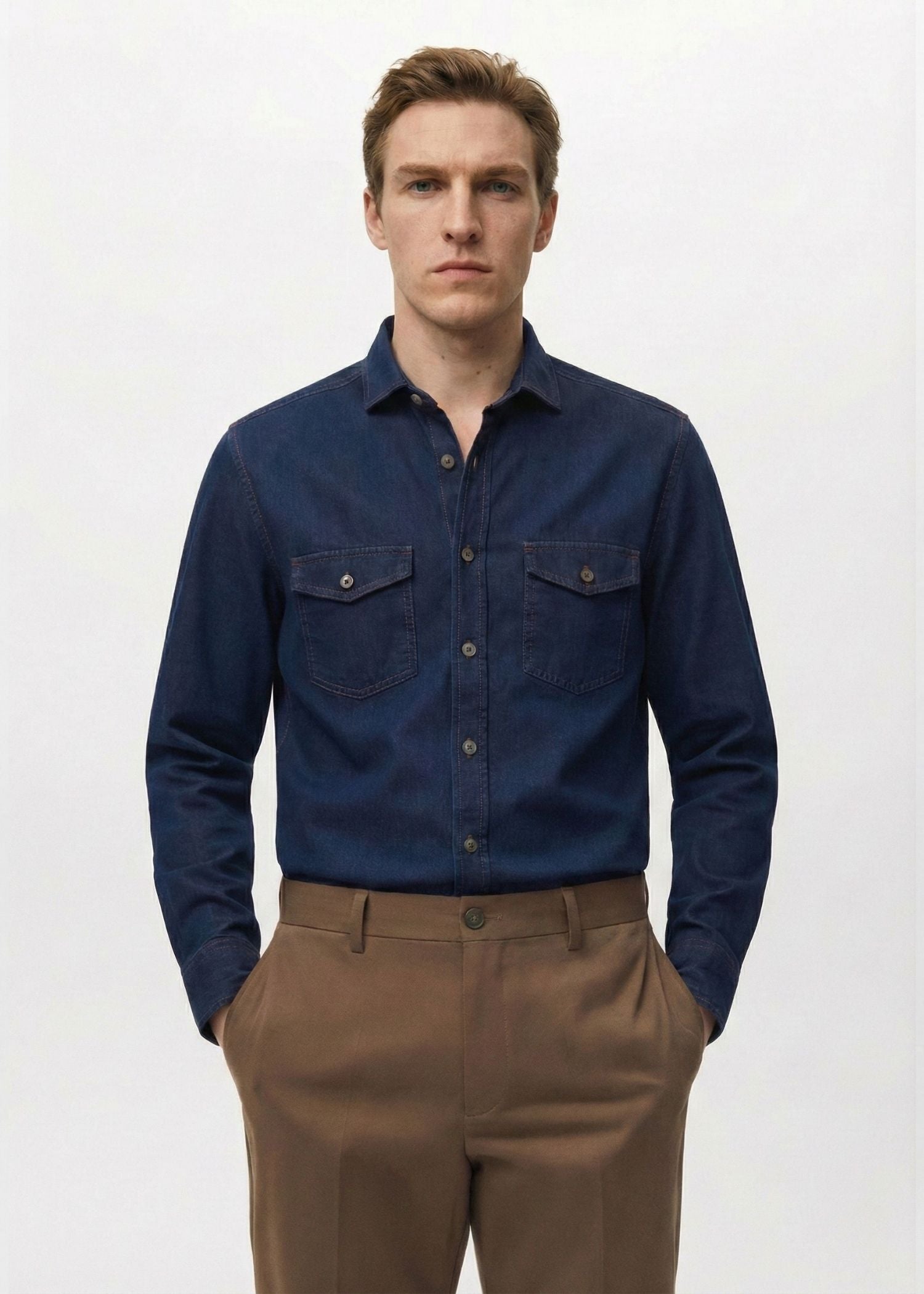 Baltic Blue Indigo Shirt