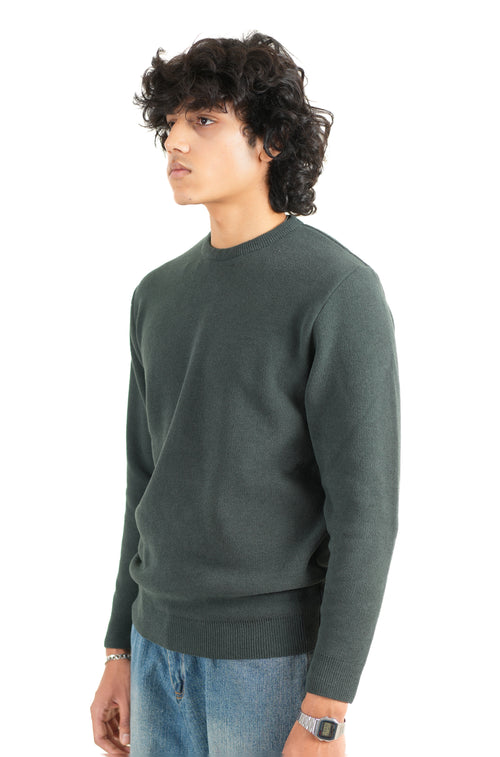 Abyss Pullover in Dark Green