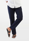Navy Blue Cotton Pant