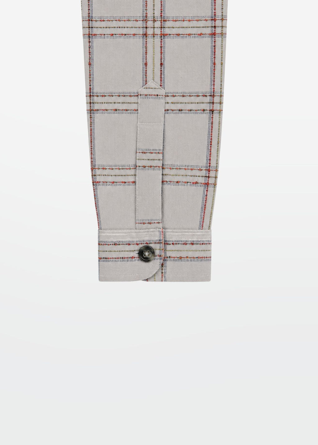 Slub Overshirt in Grey — Men's Check Layering Shirt | Eagle Ray