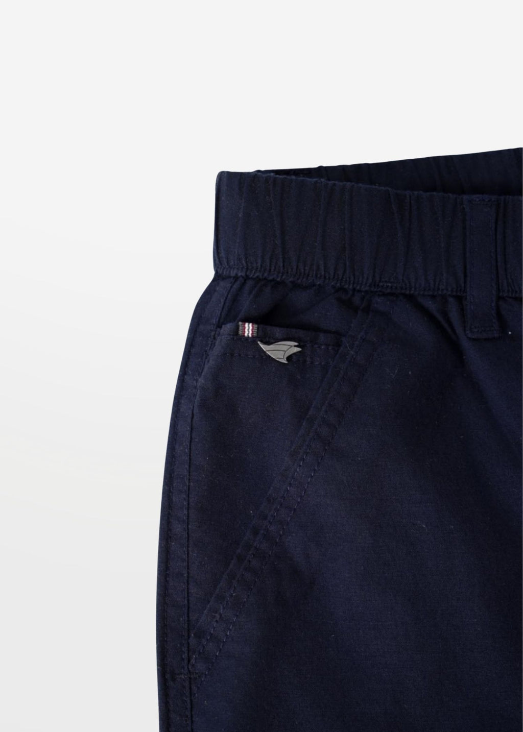 Pull-On Pant in Navy — Men's Regular Fit Cotton Pants India | Eagle Ray
