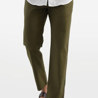 Green Cotton Pant
