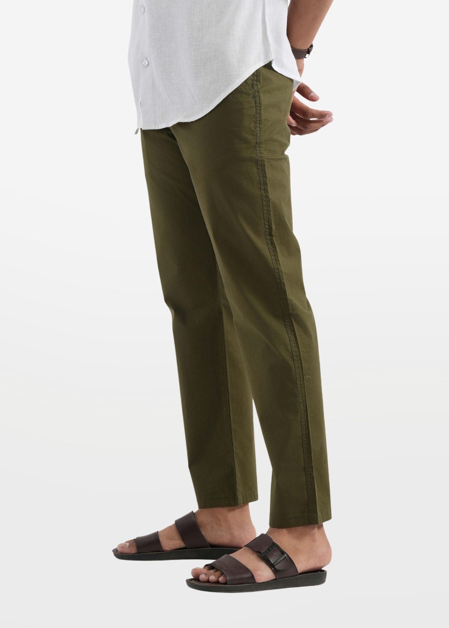 Green Cotton Pant