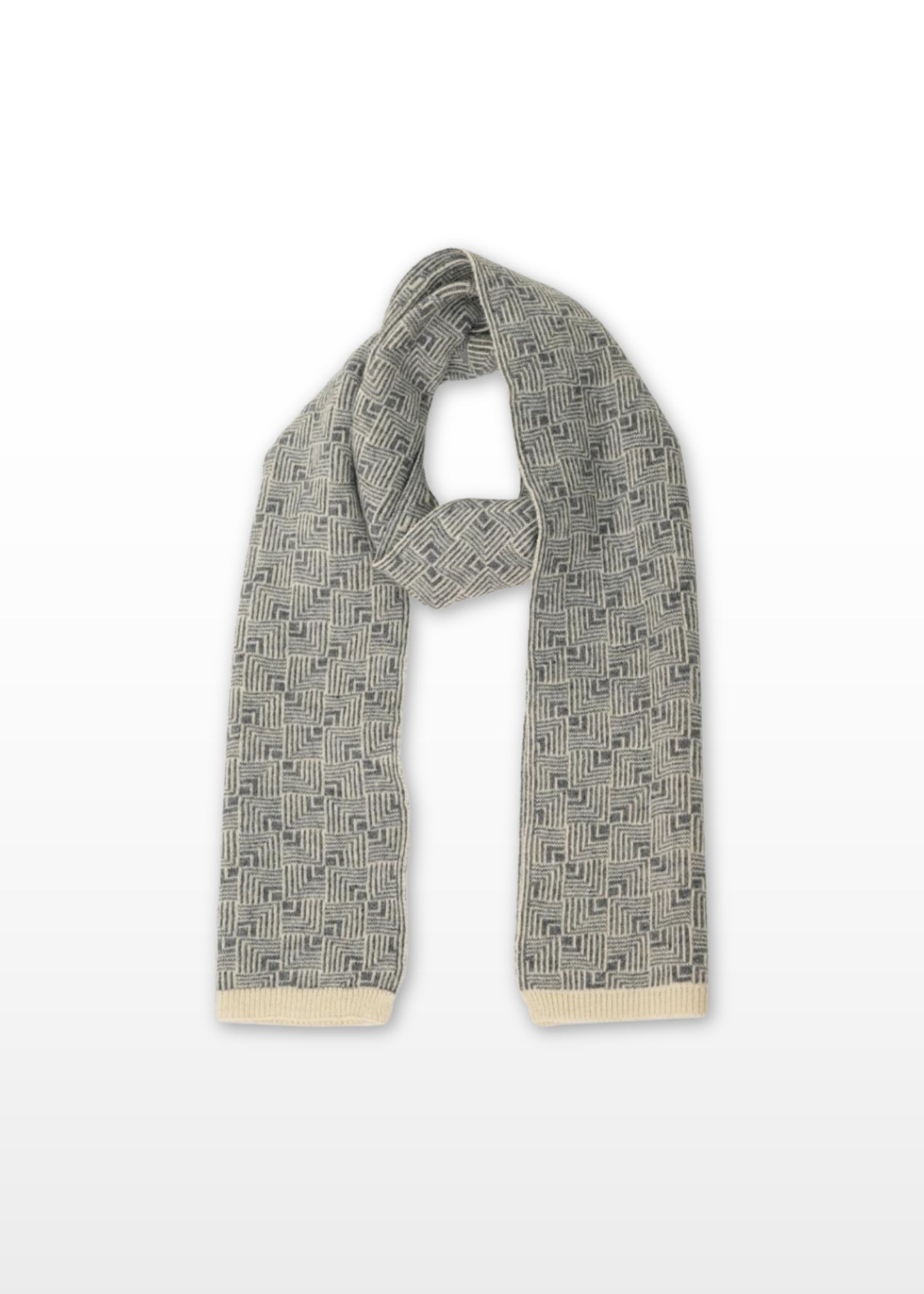 Angora Wool Muffler In Glaucous