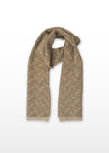Angora Wool Muffler in Sandrift