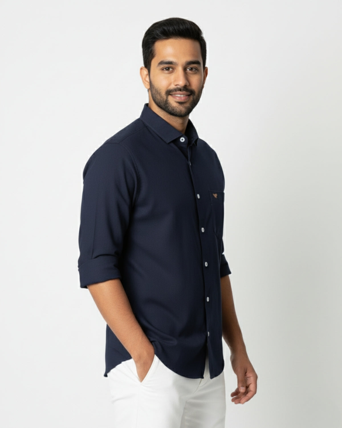 Mirage Blue Fluid Shirt
