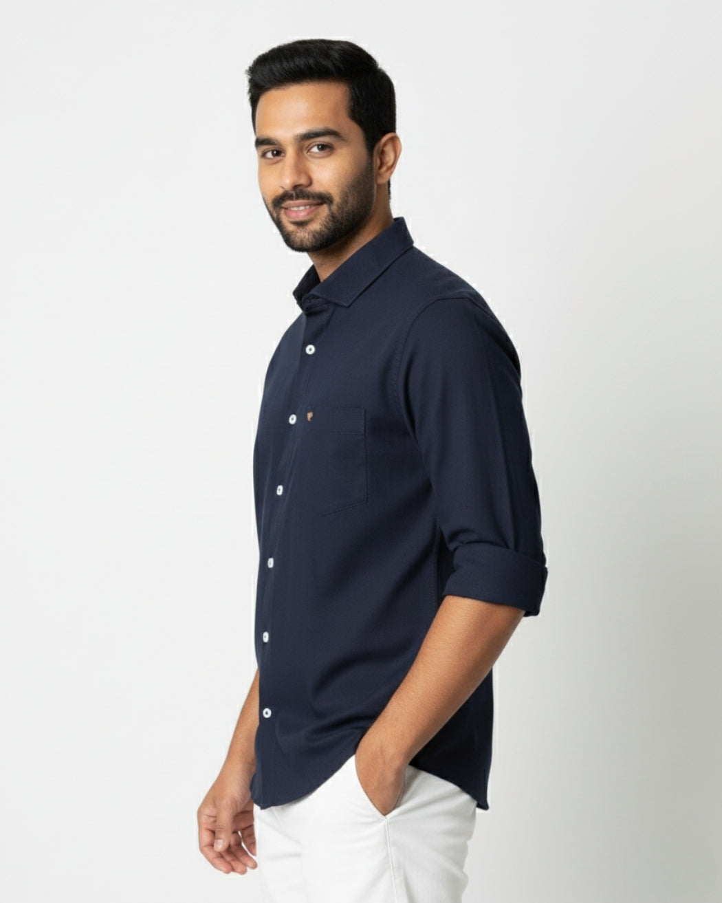 Mirage Blue Fluid Shirt
