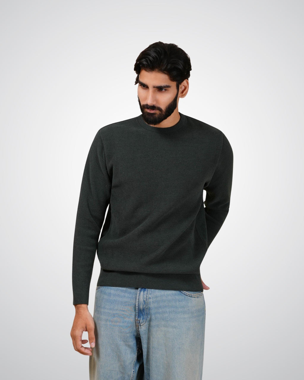 Abyss Pullover in Dark Green
