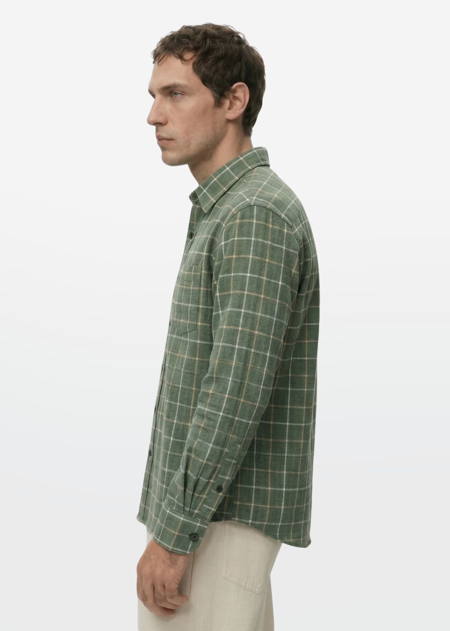 Sage Grid Shirt