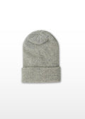 Angora Wool Winter Cap In Smoke Grey