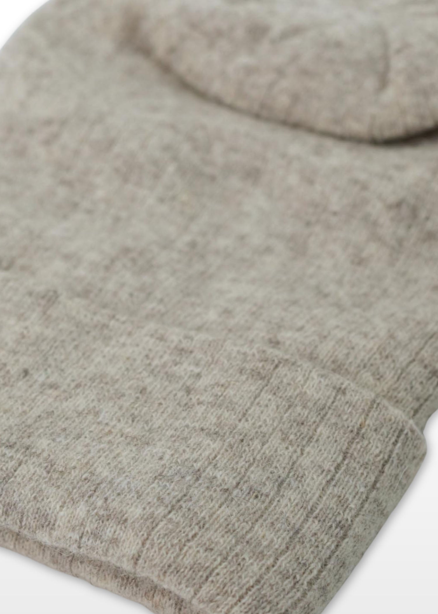 Angora Wool Winter Cap In Star Dust