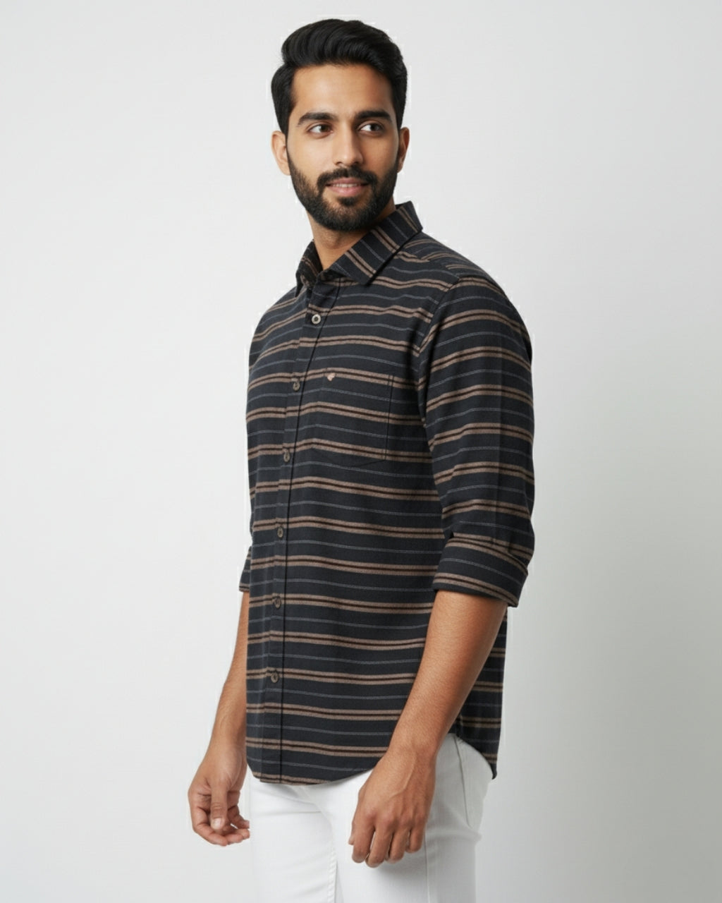 Striped Black Shirt