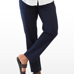 Navy Blue Cotton Pant