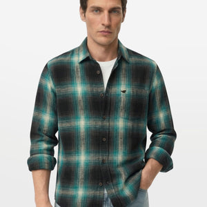 Checked Green Shirt
