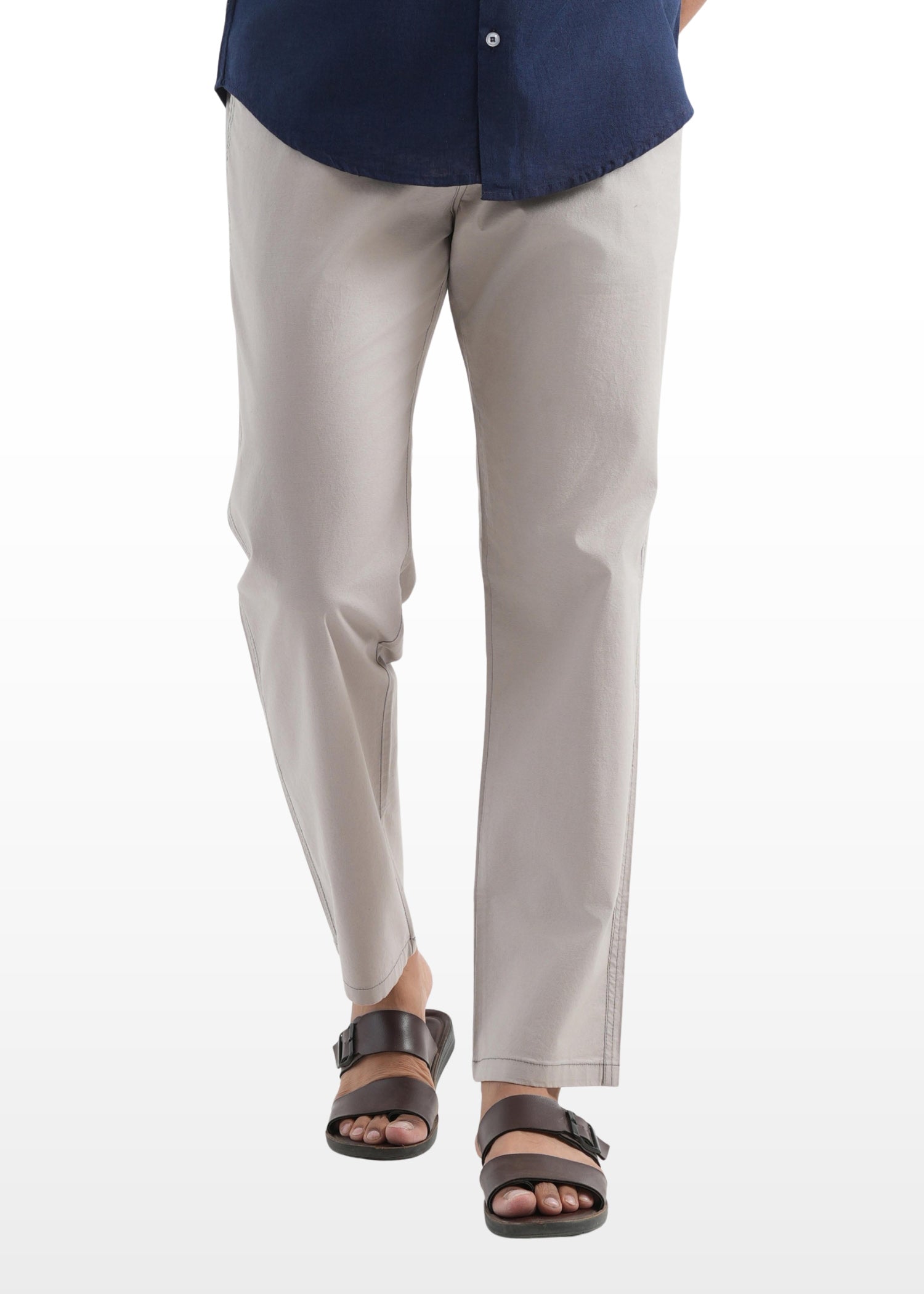 Light Grey Cotton Pant