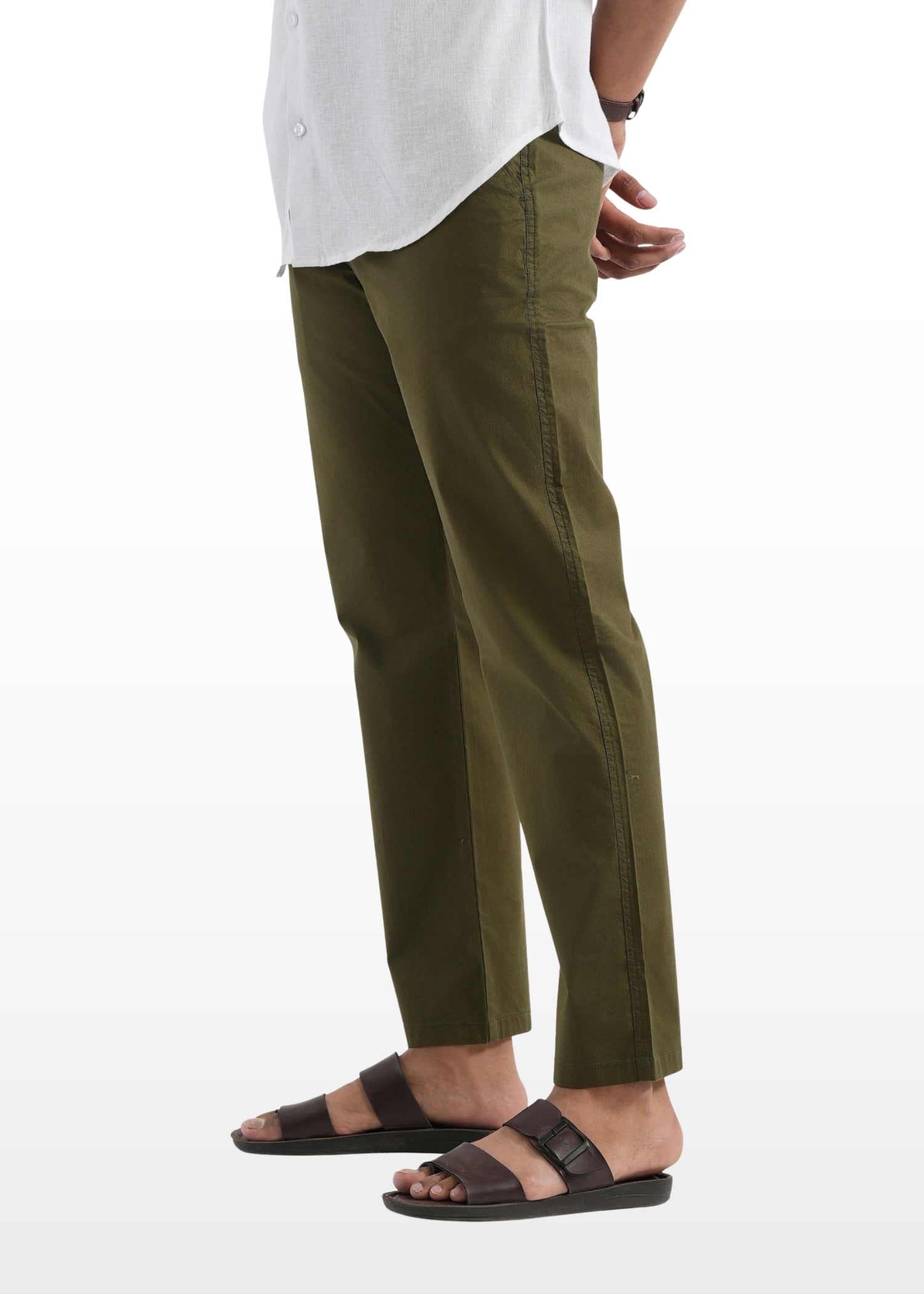 Green Cotton Pant