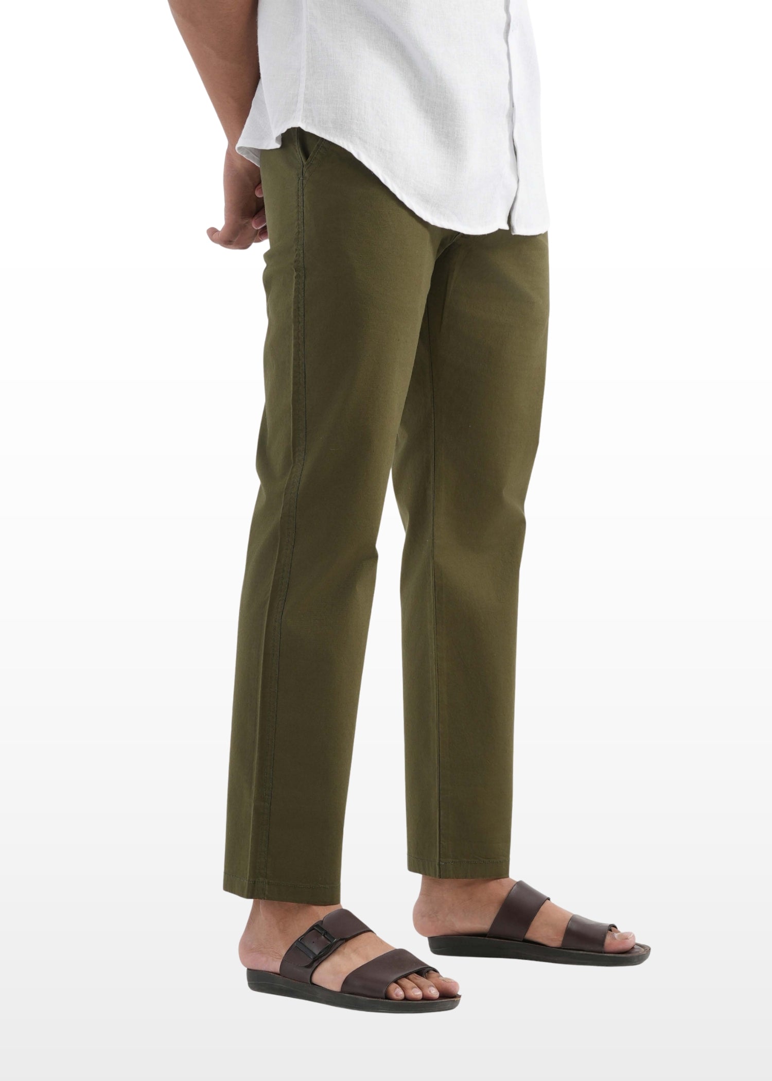 Green Cotton Pant