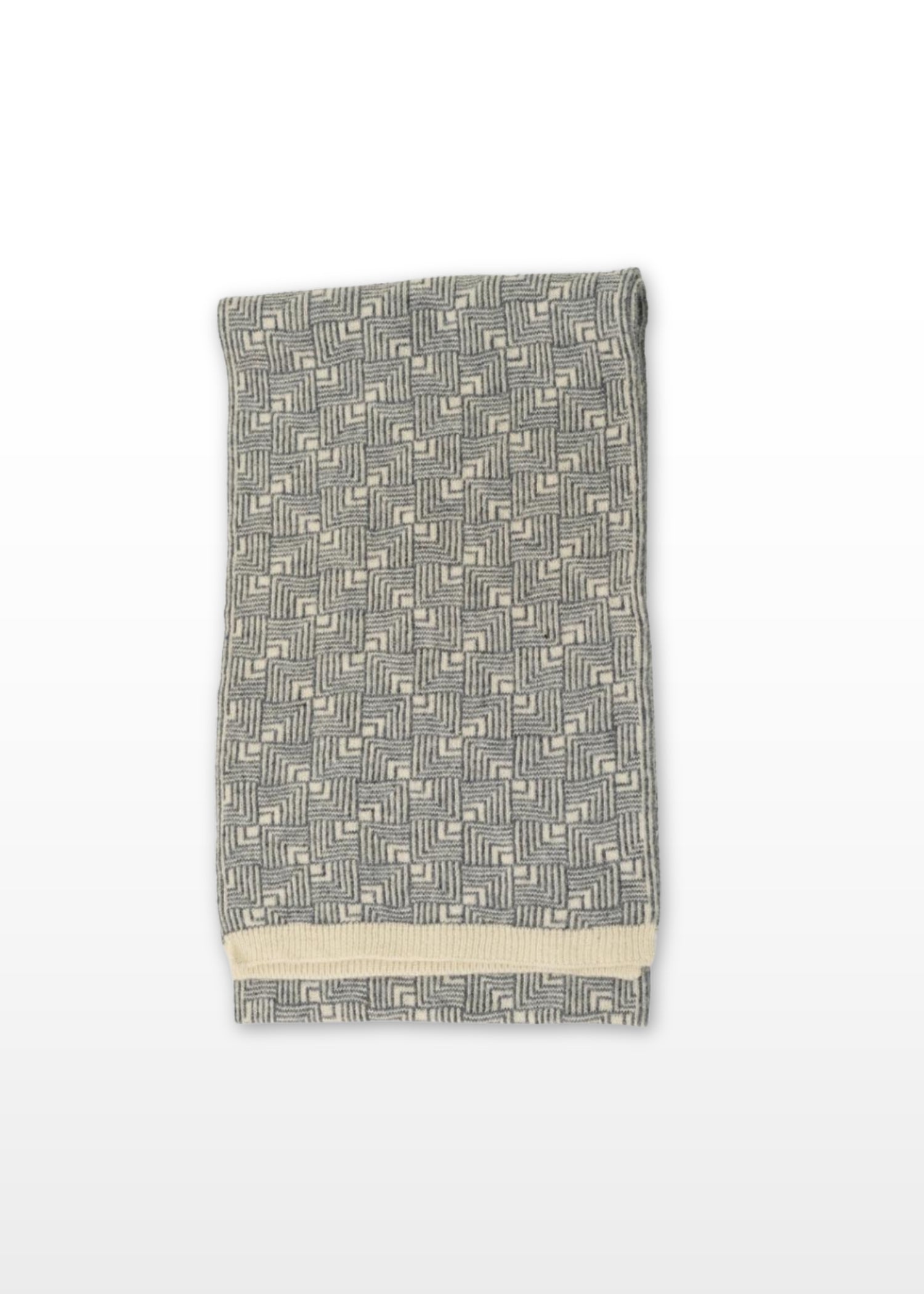 Angora Wool Muffler In Glaucous