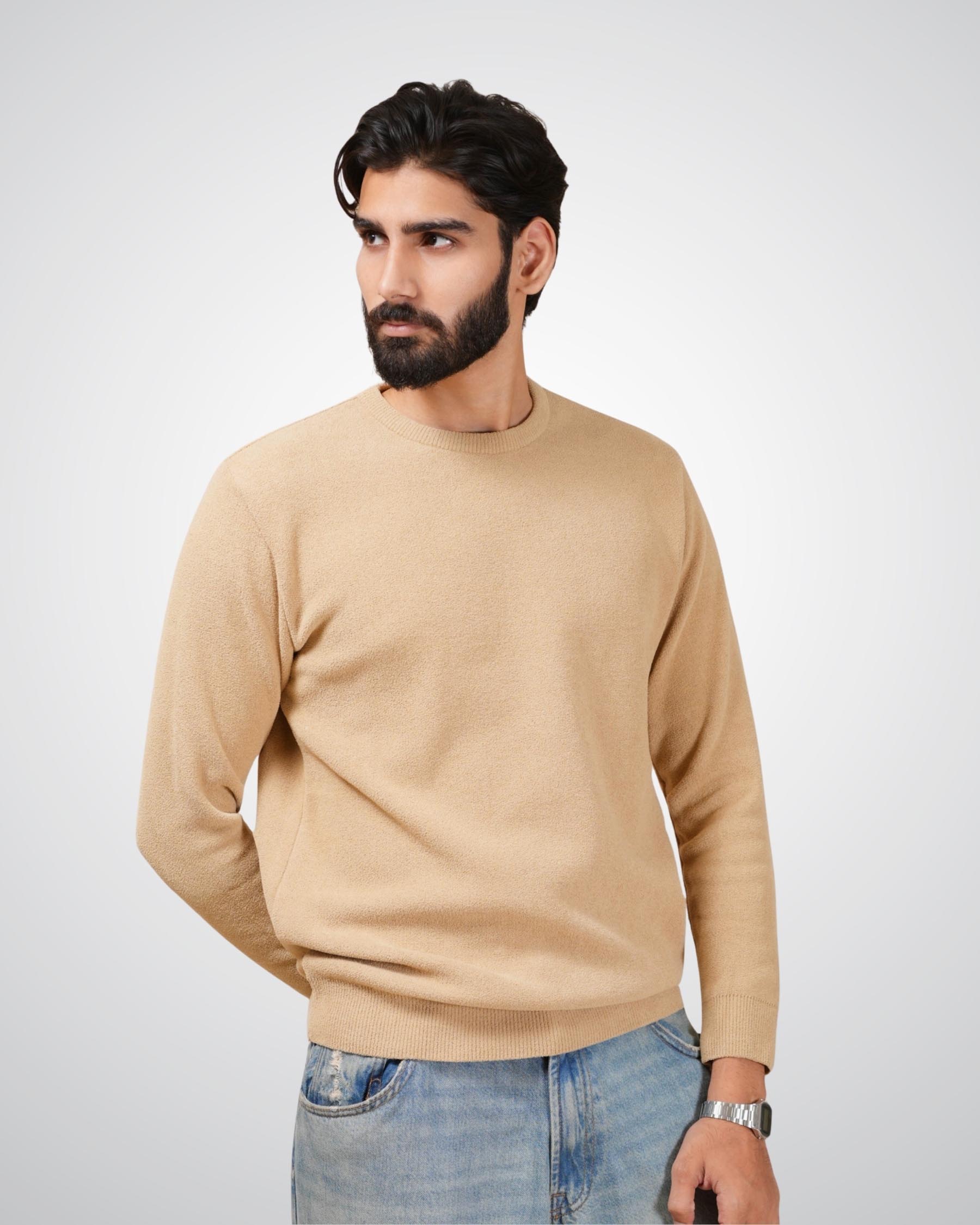 Abyss Pullover in Warm Ivory