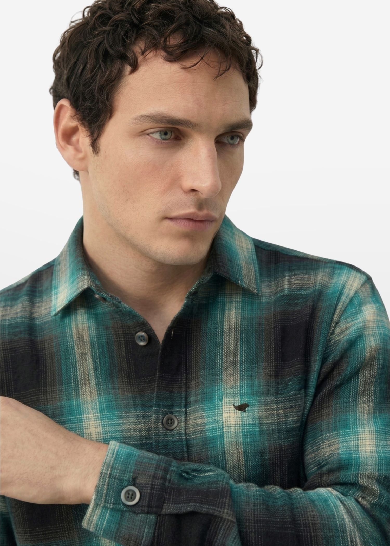 Checked Green Shirt