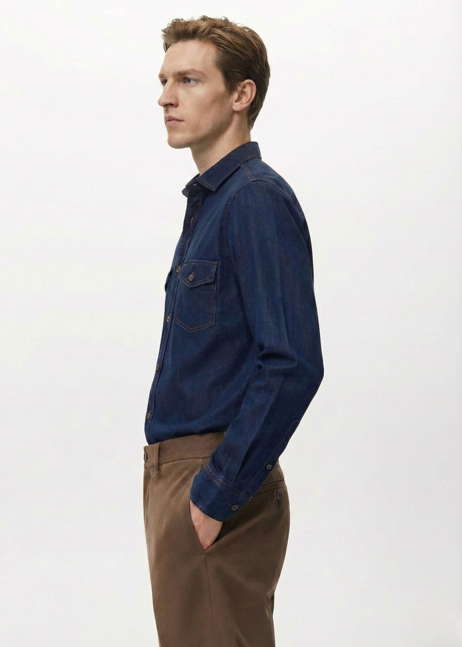 Baltic Blue Indigo Shirt