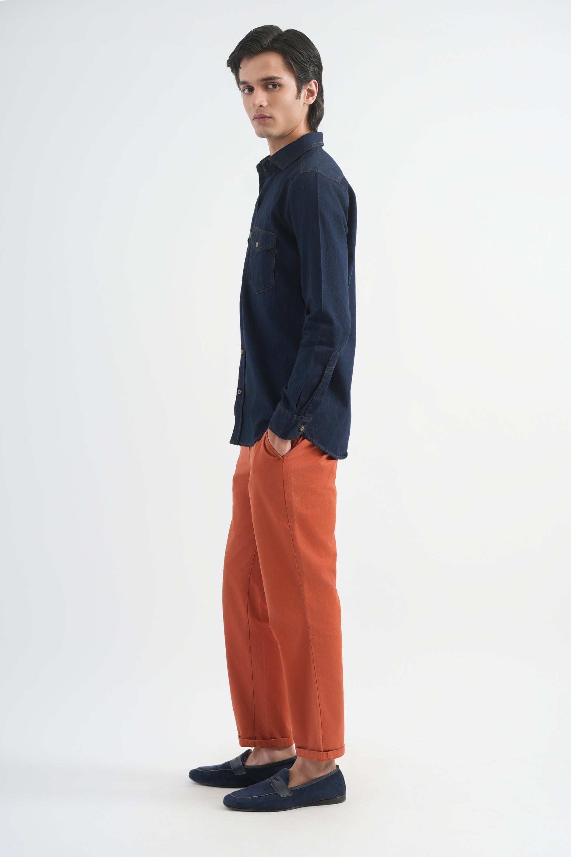 Baltic Blue Indigo Shirt