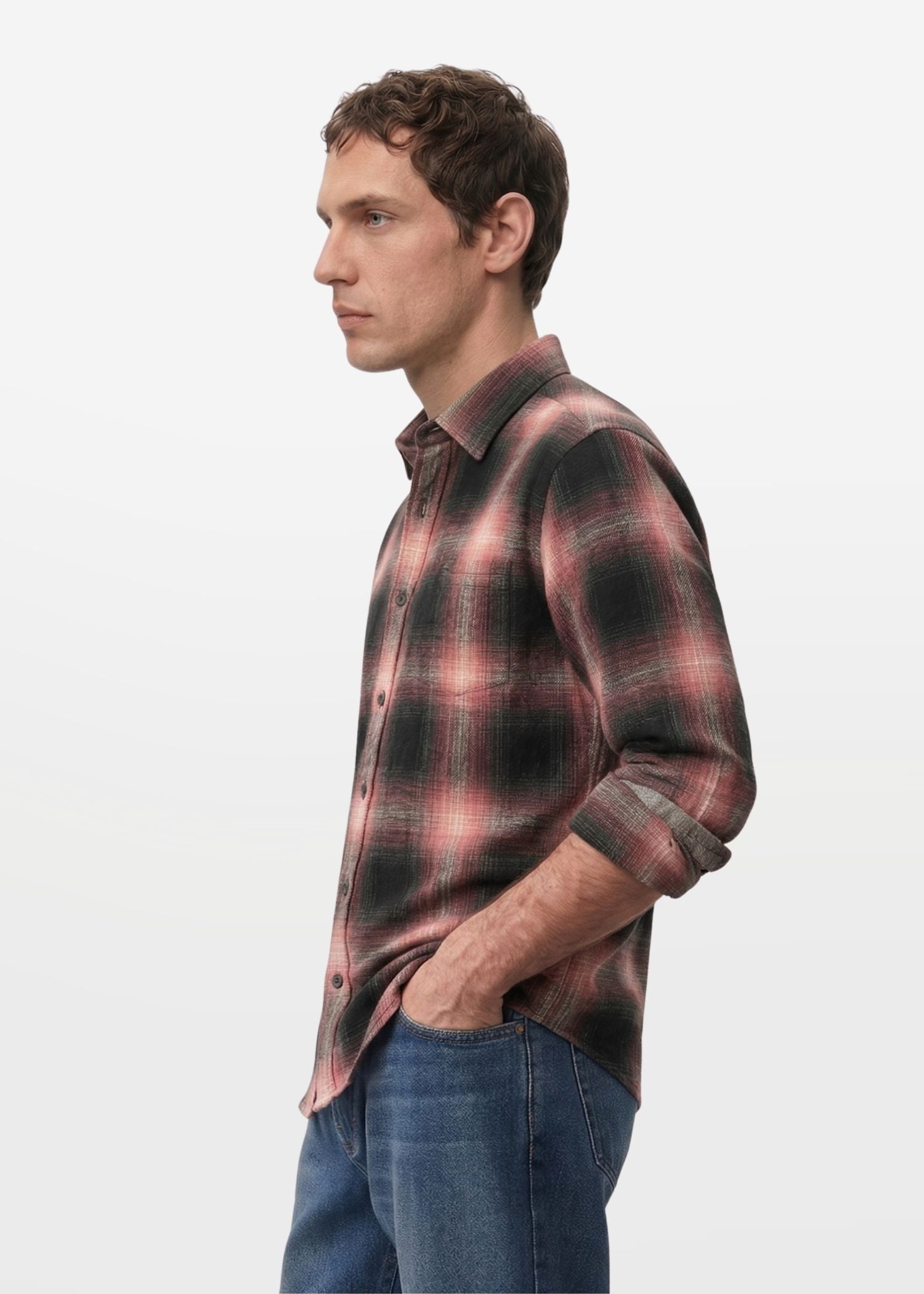 Checked Red Shirt
