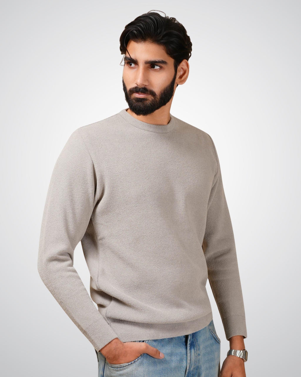 Abyss Pullover in Grey