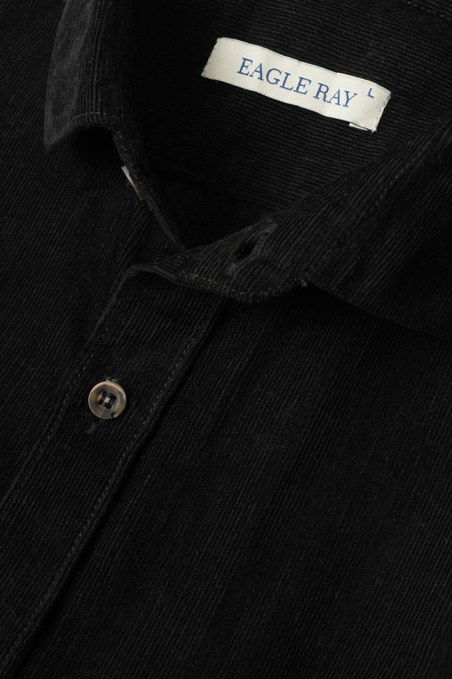 Smoky Black Corduroy Shirt