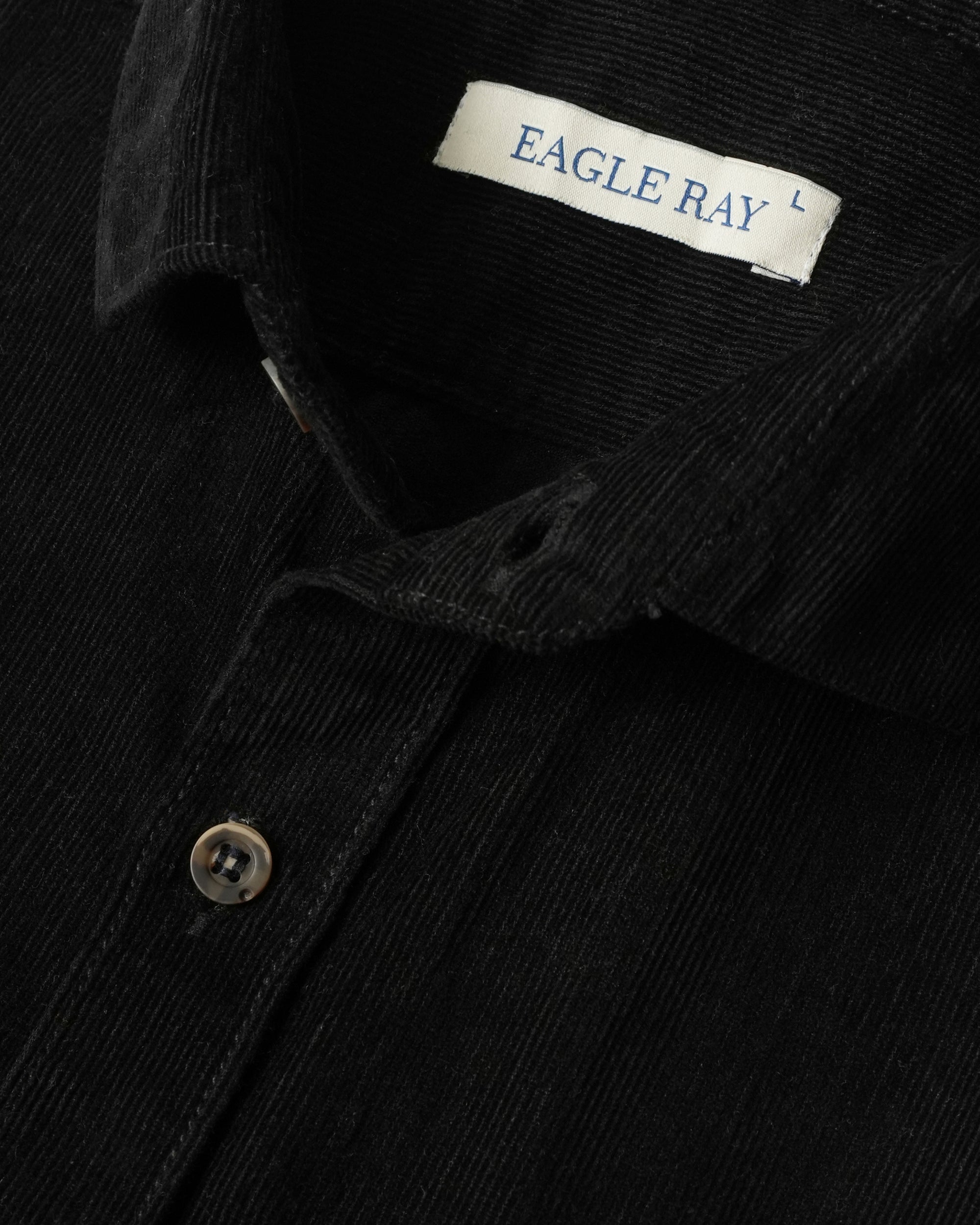 Smoky Black Corduroy Shirt