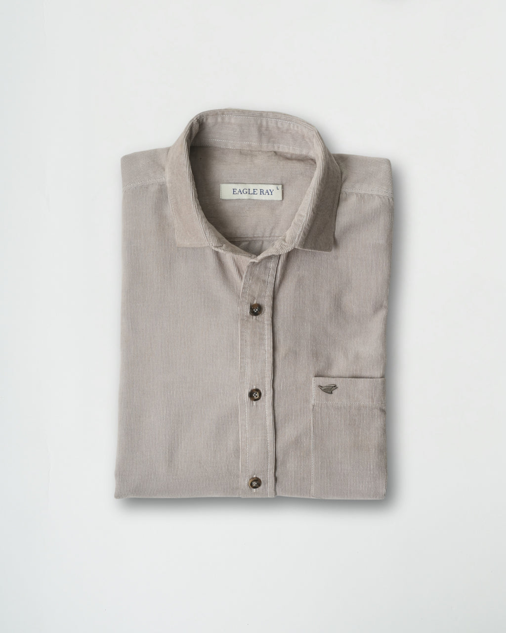 Ash Grey Corduroy Shirt