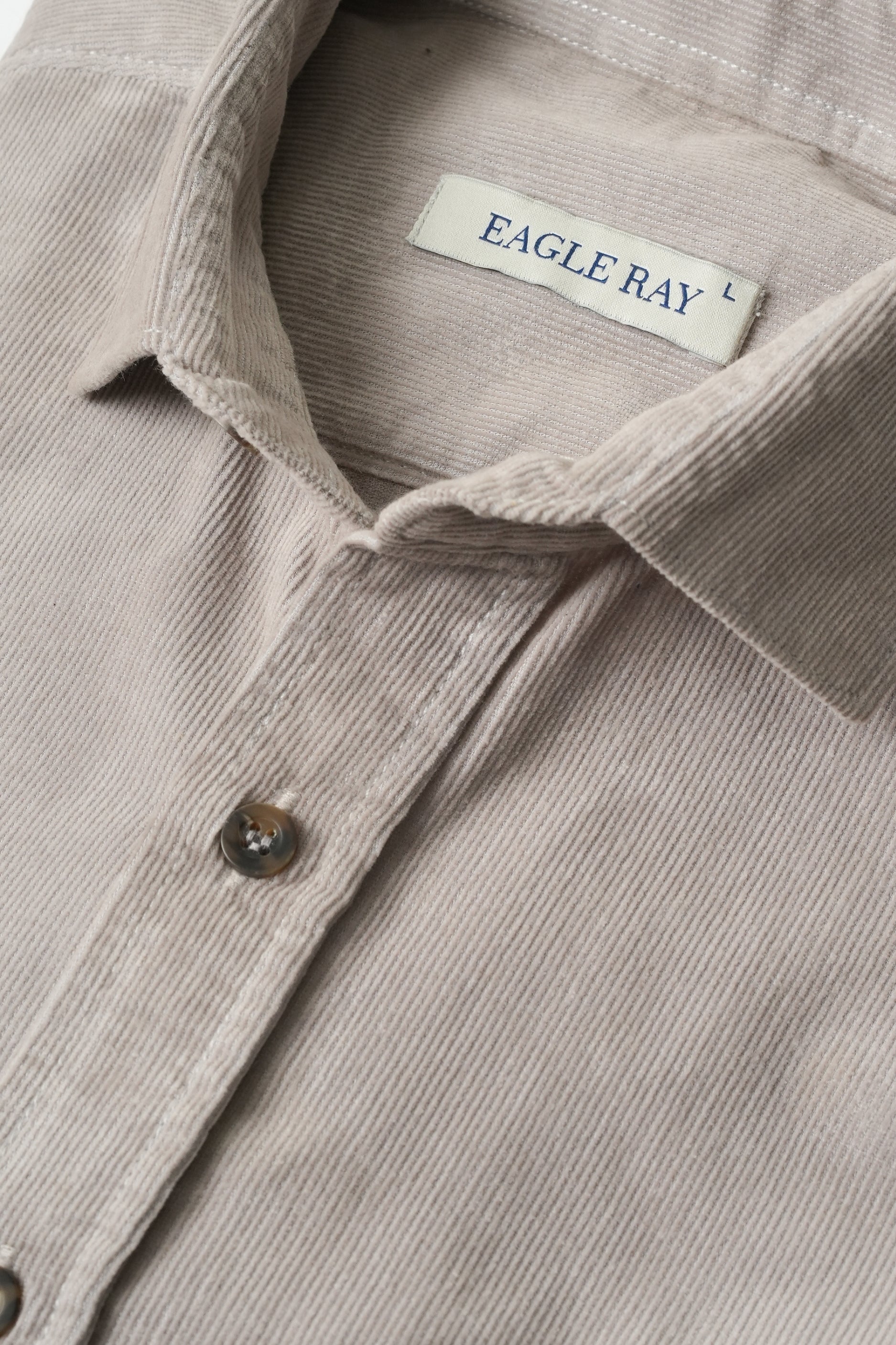 Ash Grey Corduroy Shirt