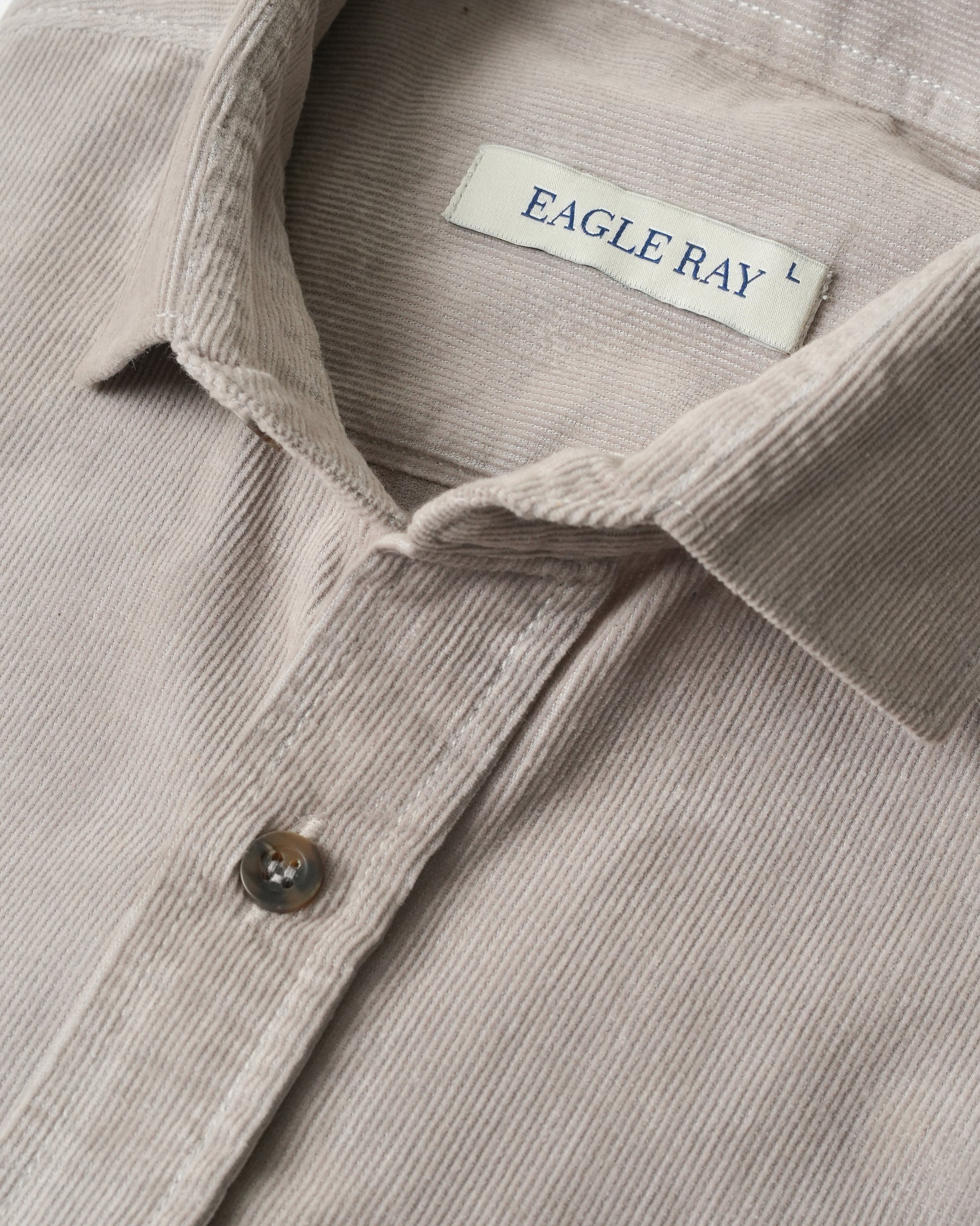 Ash Grey Corduroy Shirt