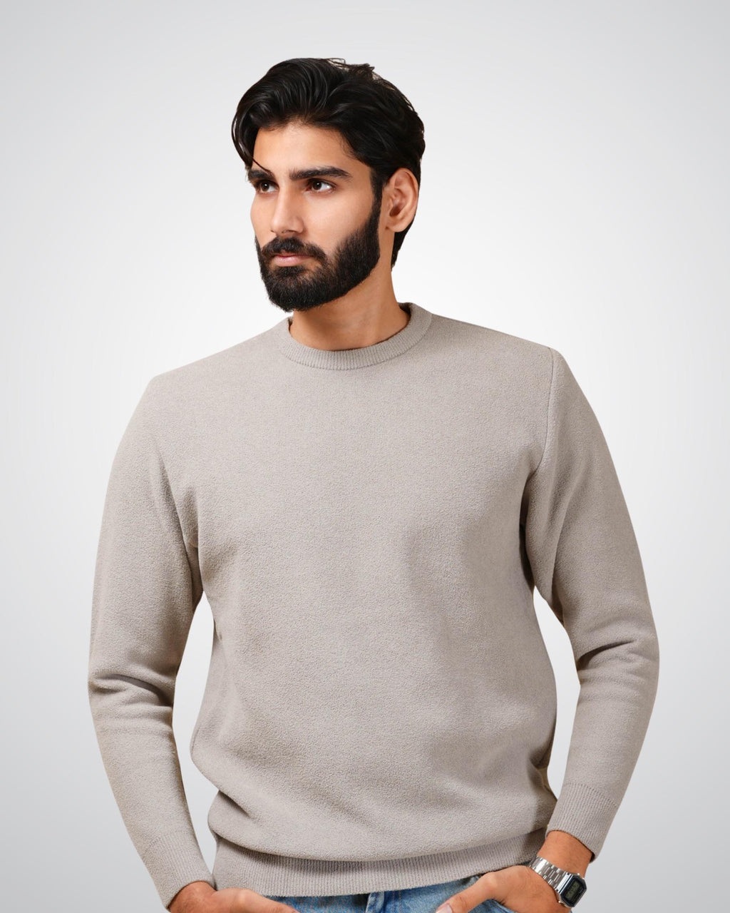 Abyss Pullover in Grey